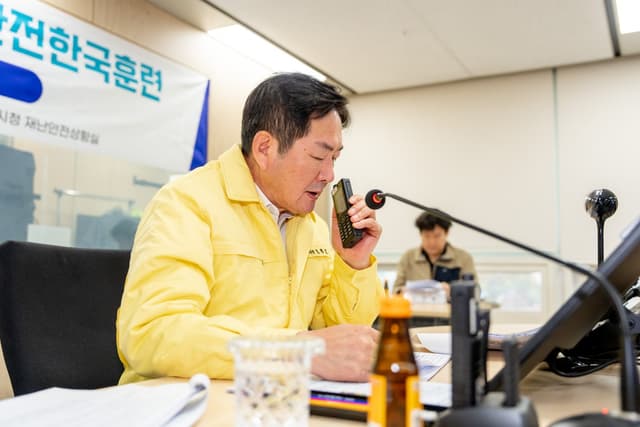 오산시, 공장 화재부터 암모니아 누출까지…복합재난 대응 안전한국훈련 실시